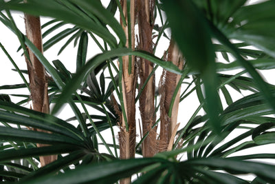 Palmier artificial H180cm Rhapis excelsa cu 102 frunze cu protectie UV