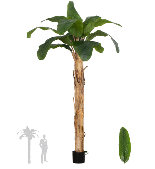 Palmier artificial H210cm Banan cu 13 frunze
