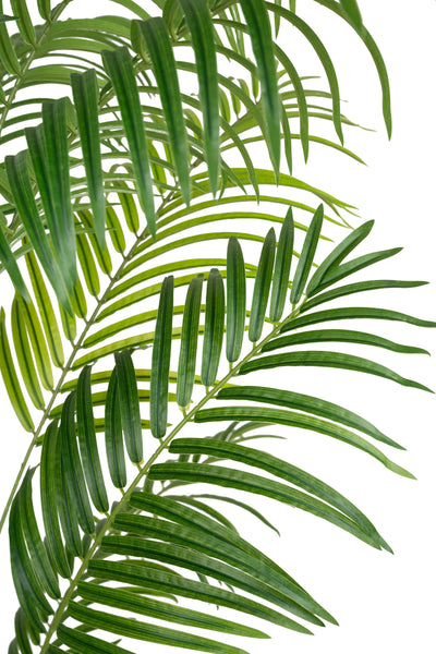 Palmier artificial H210cm Lady palm cu 18 tulpini si 18 frunze