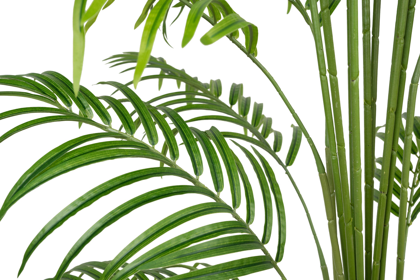 Palmier artificial H210cm Lady palm cu 18 tulpini si 18 frunze