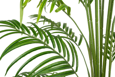 Palmier artificial H210cm Lady palm cu 18 tulpini si 18 frunze