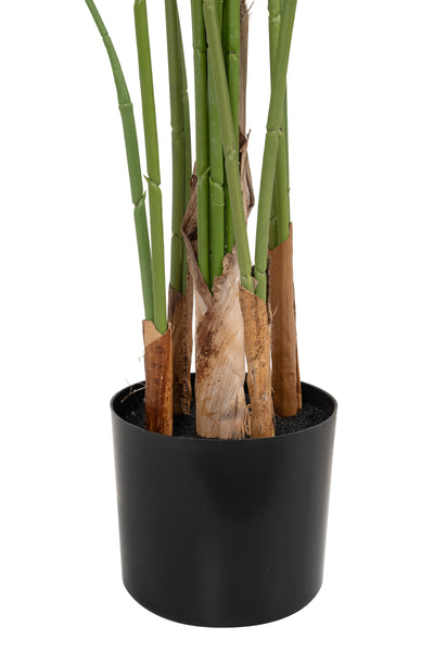 Palmier artificial H210cm Lady palm cu 18 tulpini si 18 frunze