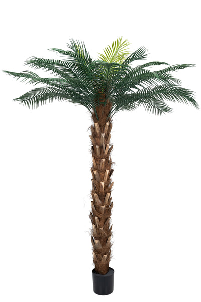 Palmier artificial H210cm Phoenix roebelenii cu 24 frunze cu protectie UV