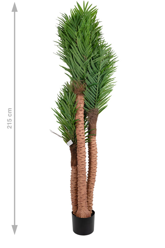Palmier artificial H210cm Phoenix roebelenii cu 42 frunze