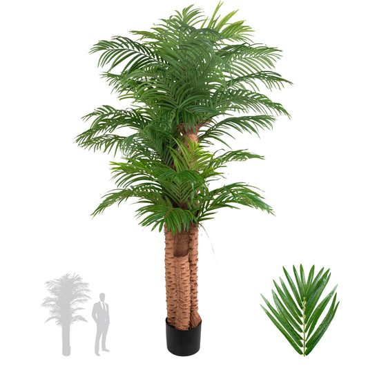 Palmier artificial H210cm Phoenix roebelenii cu 42 frunze