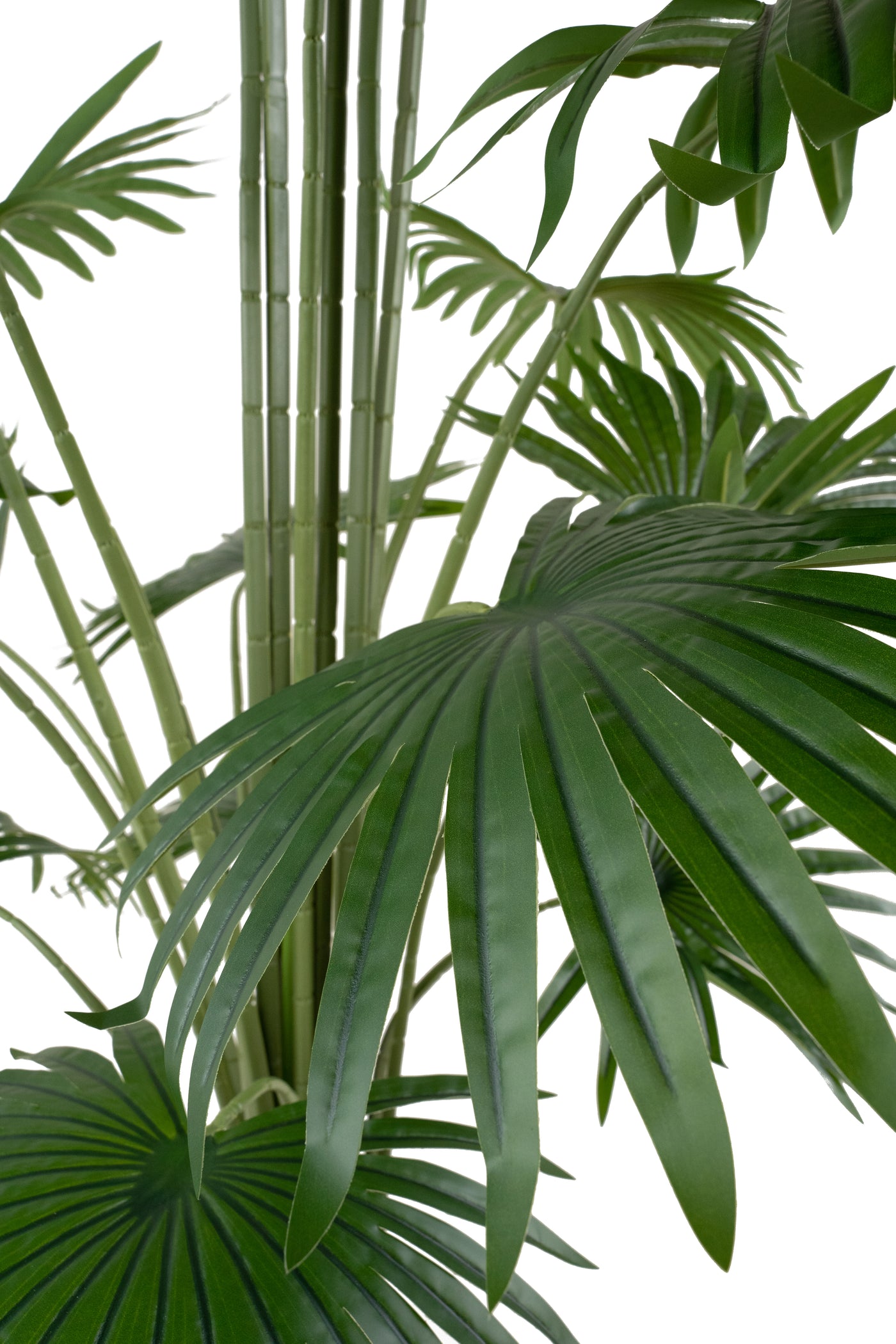Palmier artificial H220cm Washingtonia cu 20 frunze cu protectie UV