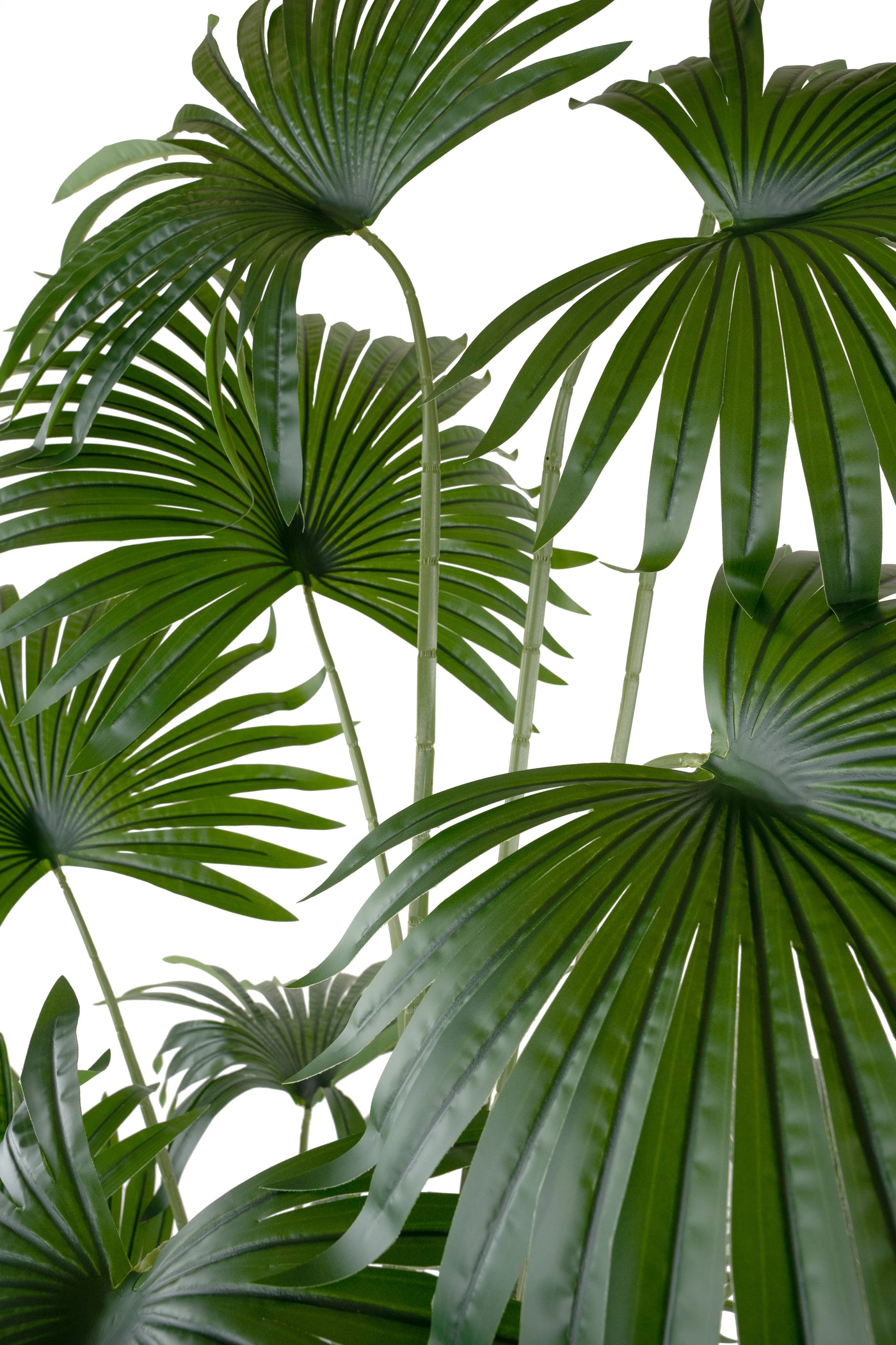 Palmier artificial H220cm Washingtonia cu 20 frunze cu protectie UV