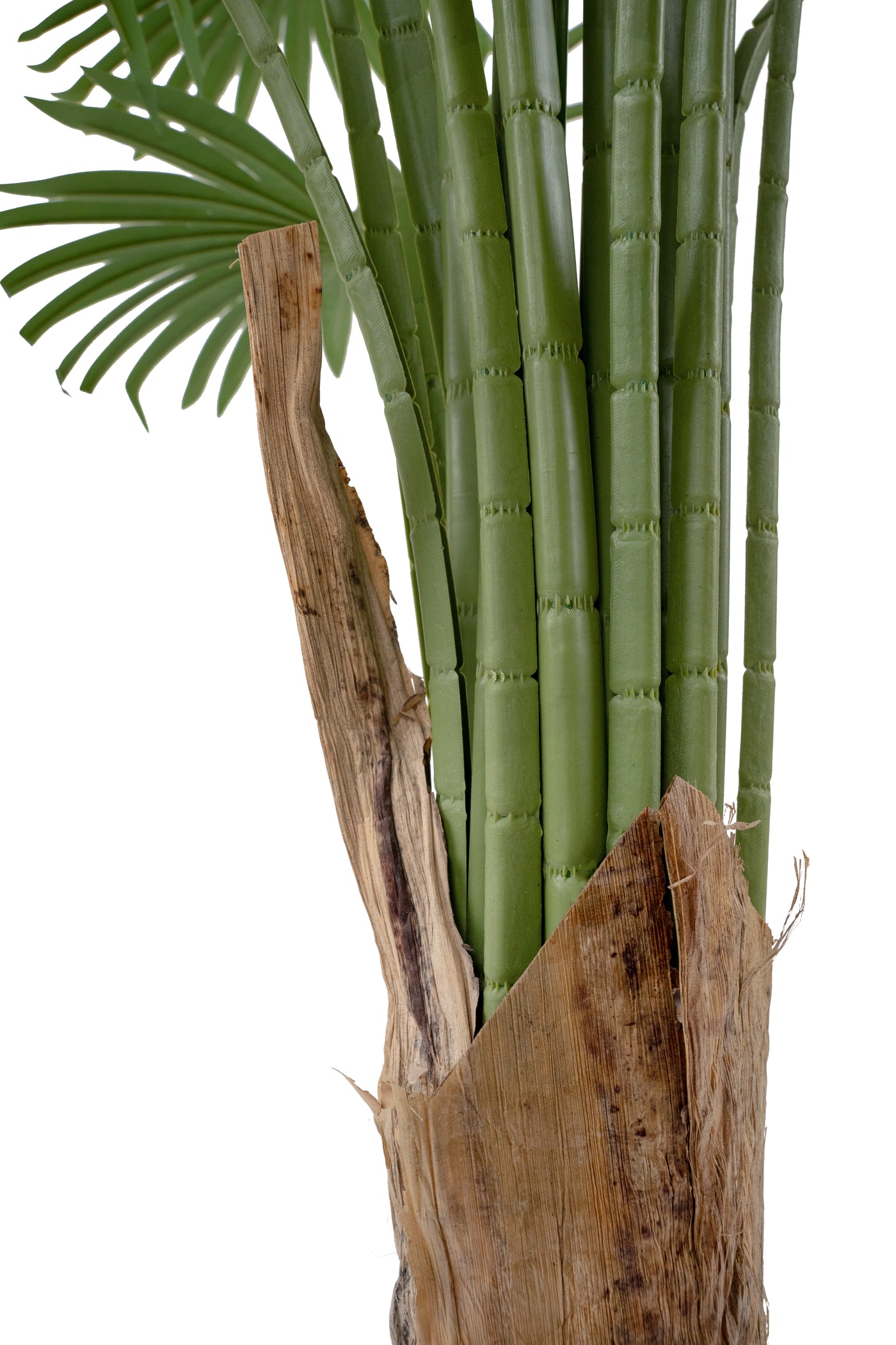 Palmier artificial H220cm Washingtonia cu 20 frunze cu protectie UV