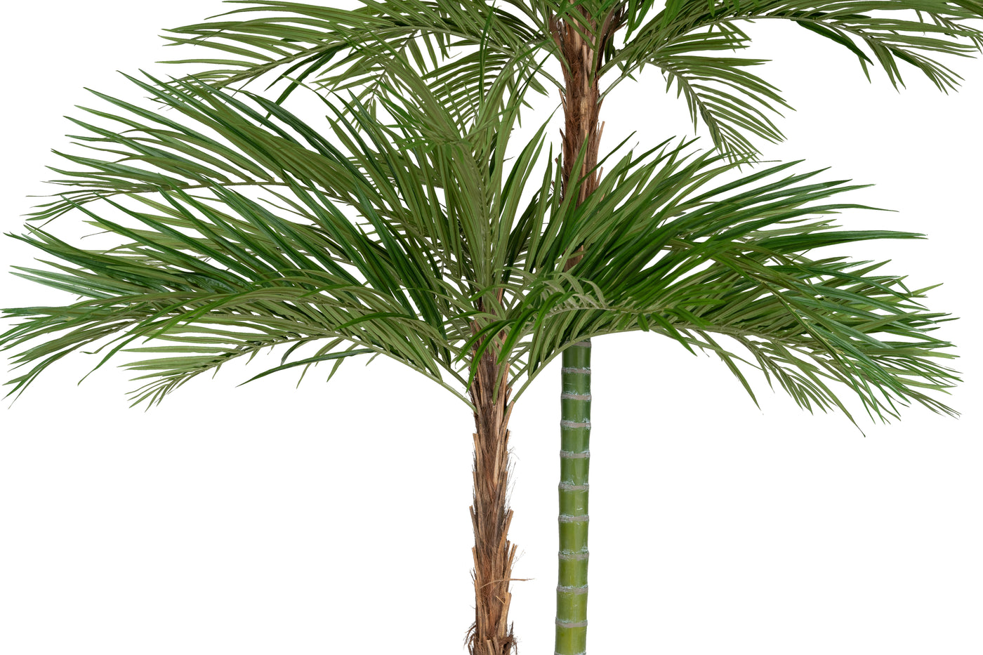 Palmier artificial H240cm Areca De Luxe cu 2 trunchiuri