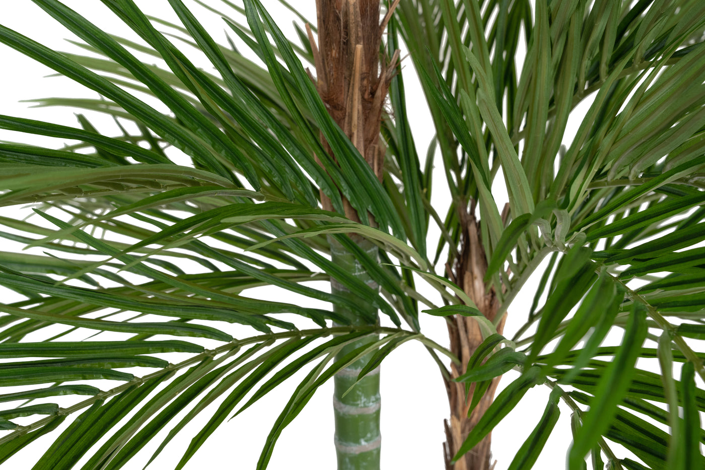 Palmier artificial H240cm Areca De Luxe cu 2 trunchiuri