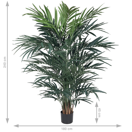 Palmier artificial H240cm Kentia cu 876 frunze