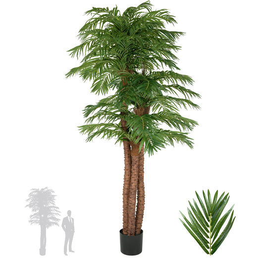 Palmier artificial H270cm Phoenix roebelenii cu 54 frunze