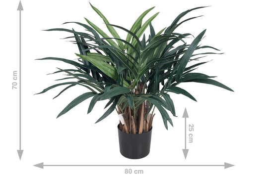 Palmier artificial H70cm Kentia cu 120 frunze