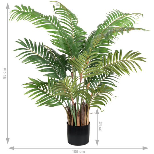 Palmier artificial H90cm Areca cu 525 frunze