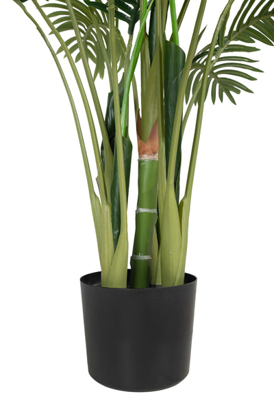 Palmier artificial H90cm Kentia cu 15 frunze