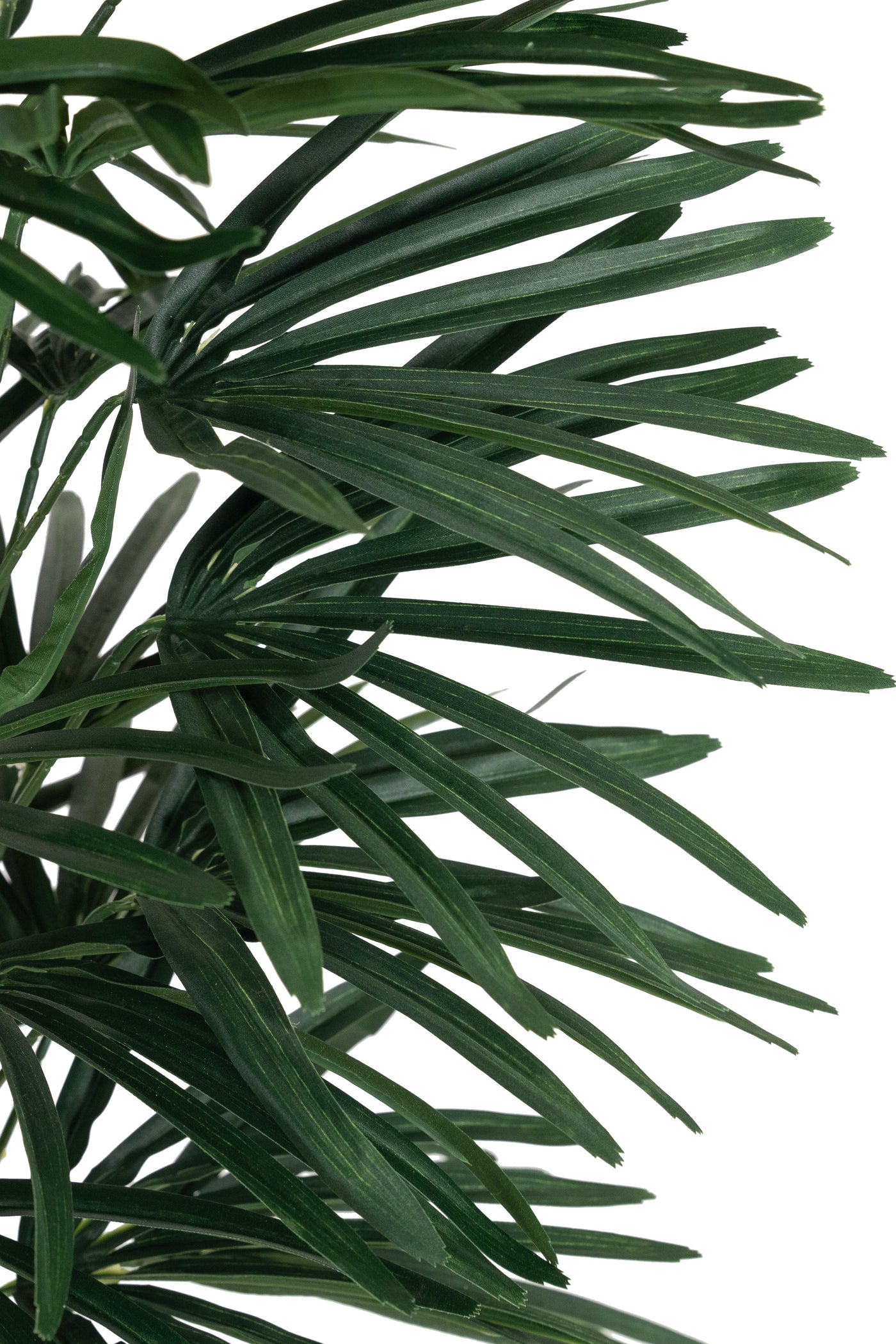 Palm artificial H110cm Rhapis excelsa cu 30 frunze cu protectie UV