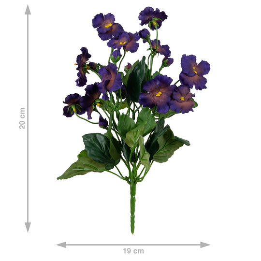 Pansele artificiale mov Royal H20 cm HO