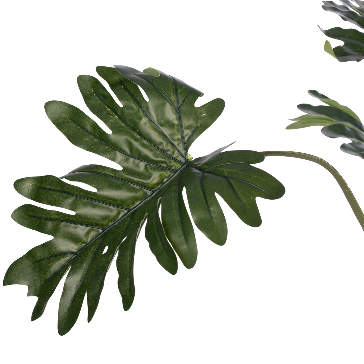 Philodendron xanadu artificial cu 8 frunze D50xH80 cm