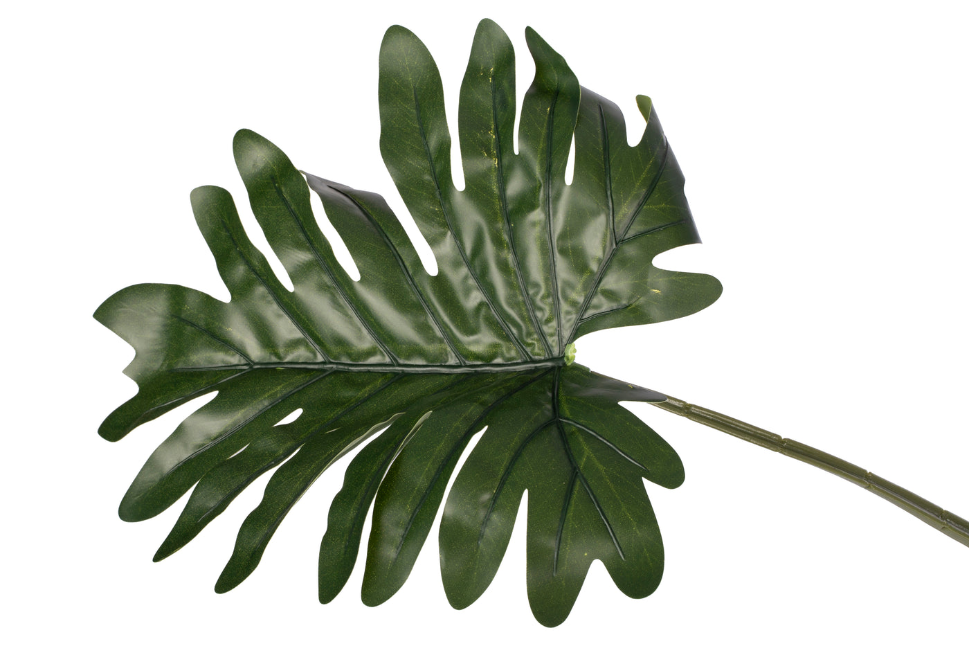 Philodendron xanadu artificial cu 8 frunze D50xH80 cm