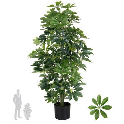 Planta artificiala H100cm Schefflera arboricola cu 477 frunze