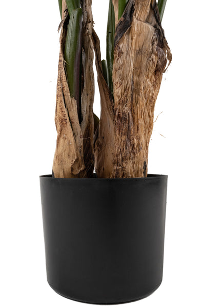 Planta artificiala H120cm Strelitzia nicolai cu 8 frunze