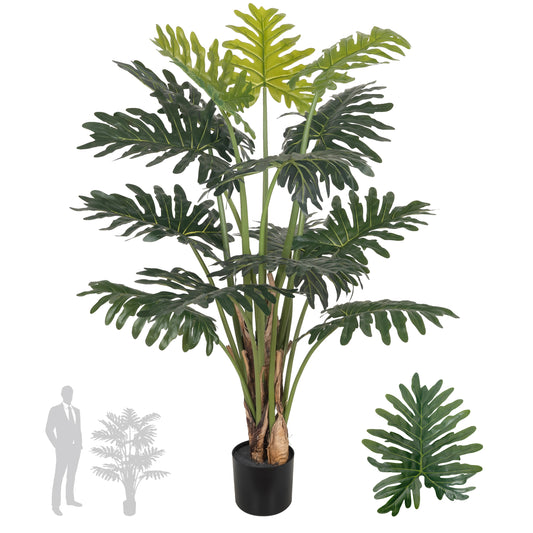 Planta artificiala H140cm Philodendron xanadu. coroana D125cm