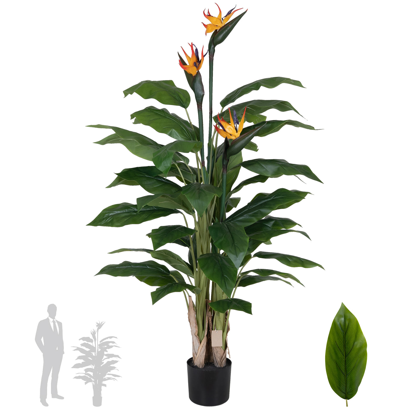 Planta artificiala H150cm Strelitzia reginae