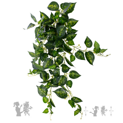 Planta curgatoare Pothos artificial 90 cm de exterior