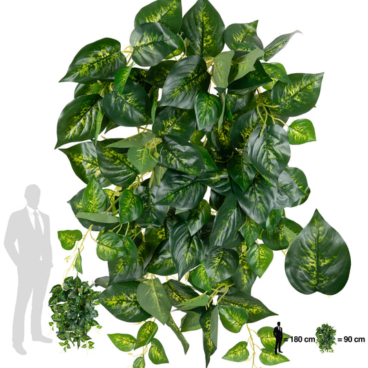 Planta curgatoare Pothos artificial 90 cm de exterior