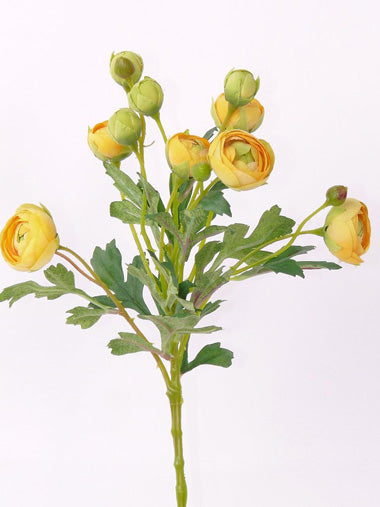 Ranunculus artificial galben H55 cm
