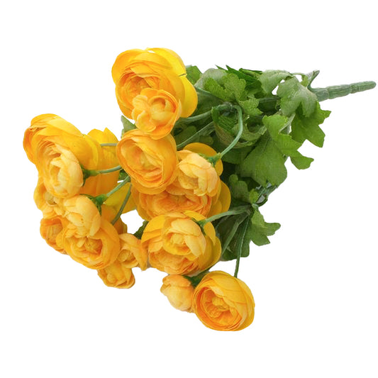 Ranunculus artificial galben H23 cm HO