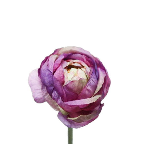 Ranunculus artificial mov D7x3xH30 cm HO