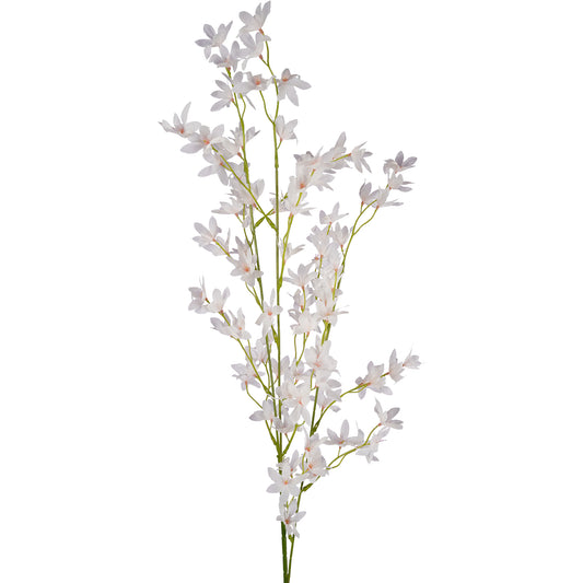 Crenguta artificiala de oncidium H110 cm. alb