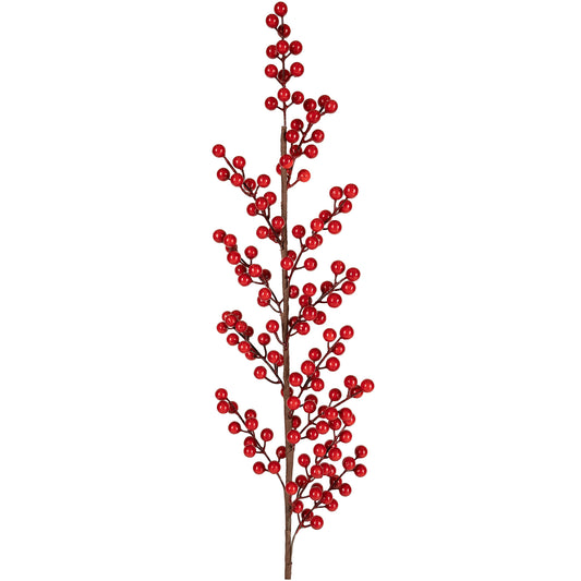Crenguta artificiala berry H103 cm rosu