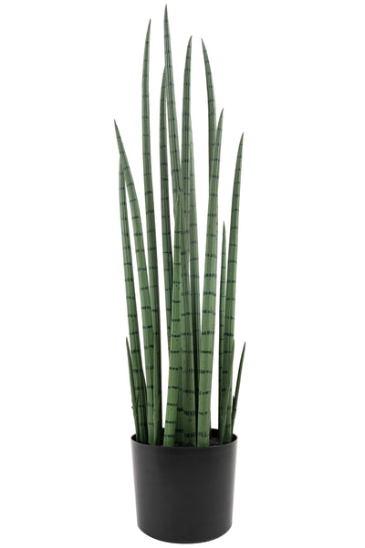 Sansevieria artificiala cilindrica cu 21 frunze H90 cm