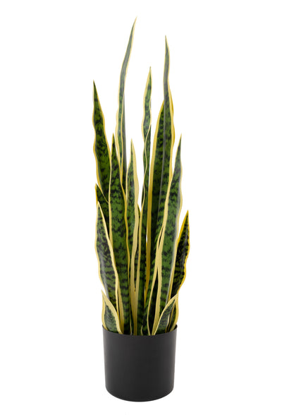 Sansevieria artificiala laurentii cu 20 frunze H80 cm