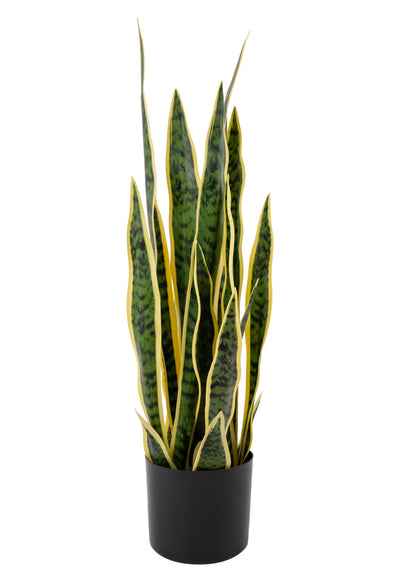 Sansevieria artificiala laurentii cu 20 frunze H80 cm