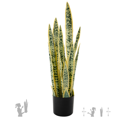 Sansevieria artificiala zeylanica cu 20 frunze H70cm