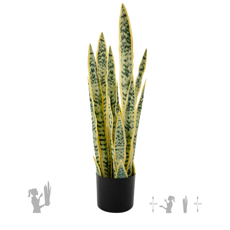 Sansevieria artificiala zeylanica H70cm cu 20 frunze