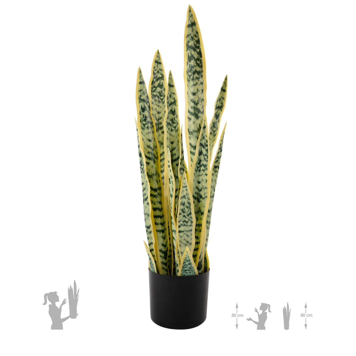 Sansevieria artificiala zeylanica H70cm cu 20 frunze