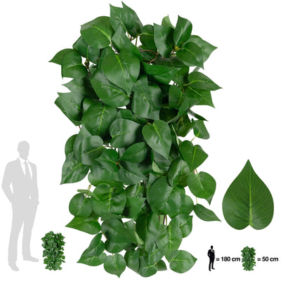 Scindapsus artificial 50 cm cu 128 frunze. verde deschis