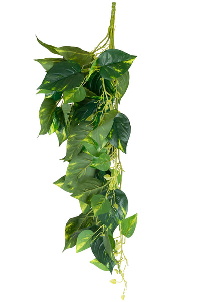 Scindapsus artificial 75 cm verde - galben cu protectie UV