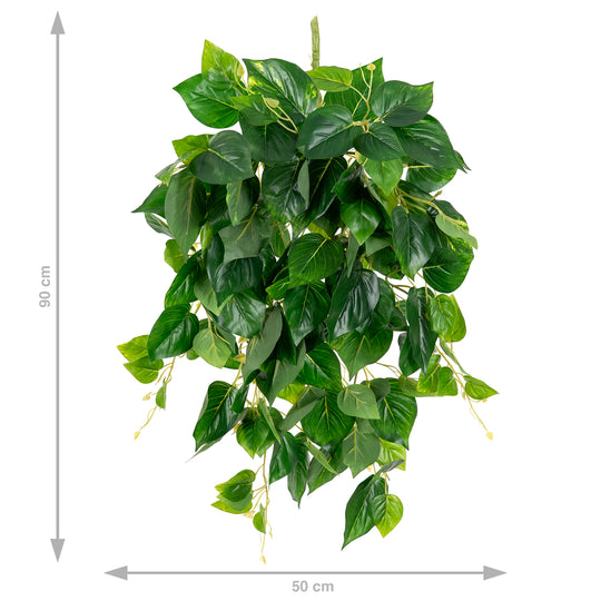 Scindapsus artificial 90 cm verde cu protectie UV