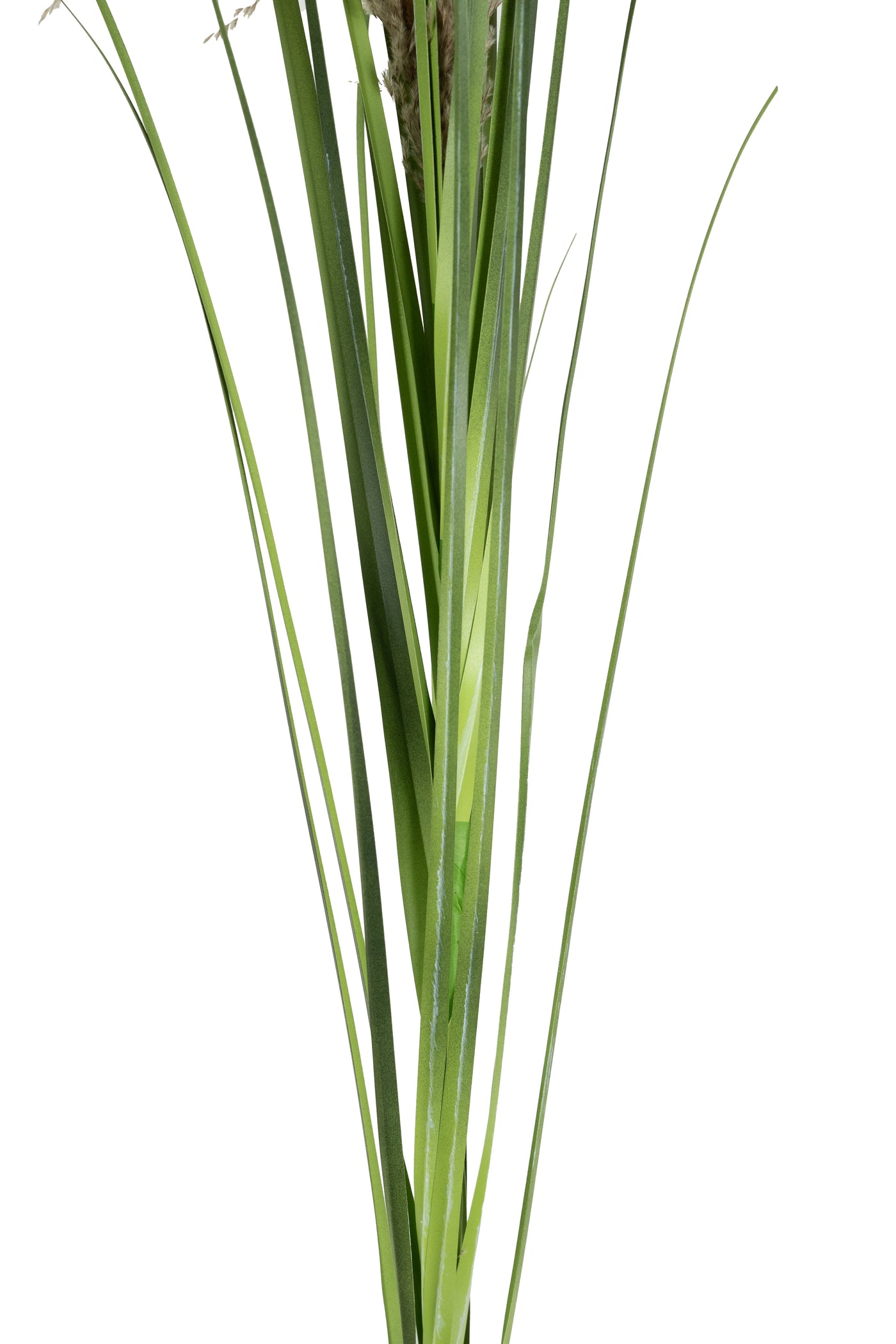 Spic iarba artificiala 140 cm cu 1 floare naturala de pampas bej deschis