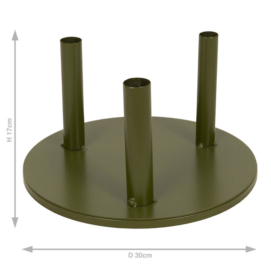 Suport metalic pentru 3 flori artificiale gigant