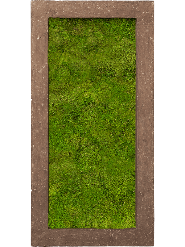 Tablou L100xW100xH5cm Polystone Rock 100% Flat moss