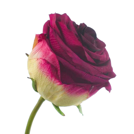 Trandafir artificial burgundy D12x8xH90 cm HO