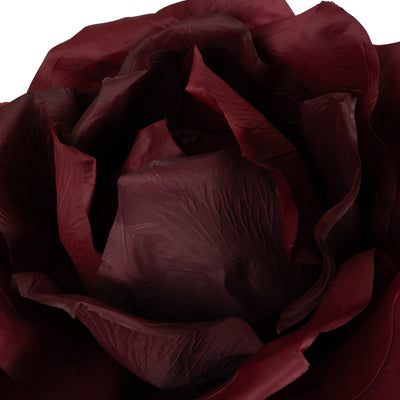 Trandafir artificial D65xH170 cm burgundy cu tulpina fara suport