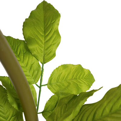 Trandafir artificial D65xH170 cm burgundy cu tulpina fara suport