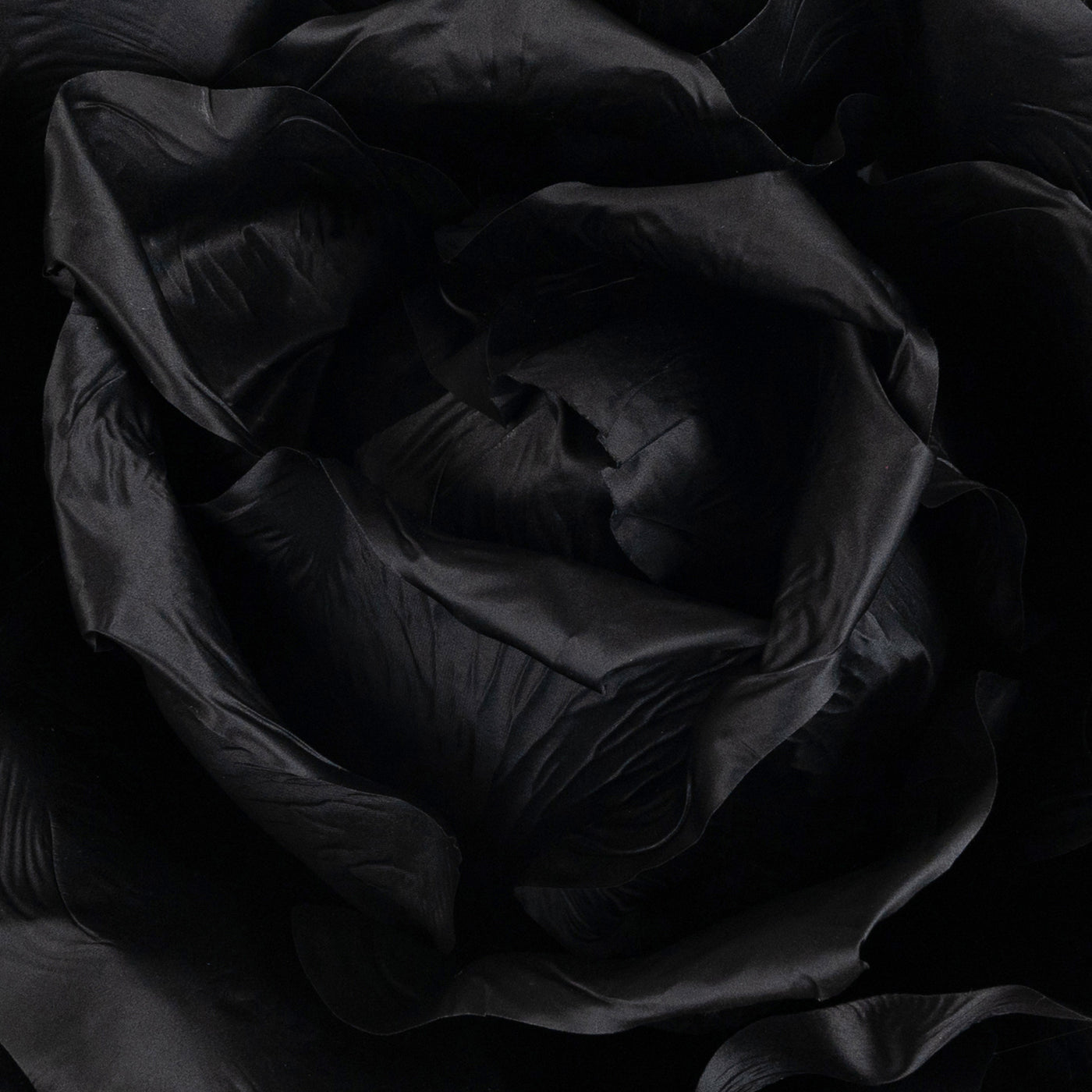 Trandafir artificial D65xH170 cm negru cu tulpina fara suport